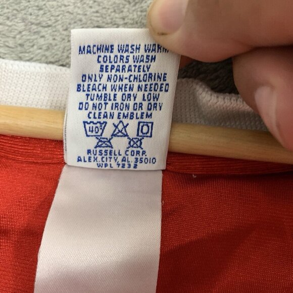 Vintage Russell Athletic Jersey Mens XXL St. John's University Basketball Red - Picture 7 of 9